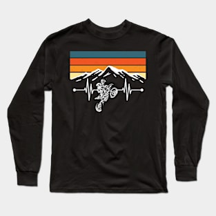 Dirt Bike - Heartbeat Long Sleeve T-Shirt